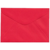 Kaskad Rosella Red C6 envelope