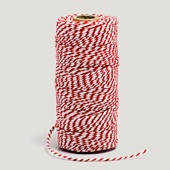 Red & White Cotton Bakers Twine