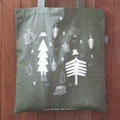 CBB Forest Cotton Tote Bag 
