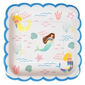 Mermaid Paper Plates