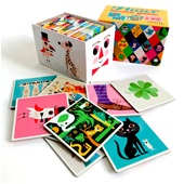 Omm Design Floor Memo Game: Square Characters