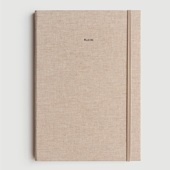 Milligram Linen B5 Notebooks: Beige