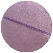 Muskhane Round Paper Garland: Lilac