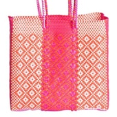 Pan After Bolsa Bag: Medium Pink & Orange