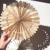 Paper Rosettes: Natural