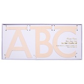 Meri Meri DIY Letter Garland - Pink Glitter