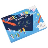 Magic Rainbow Scratch Art Paper Kit