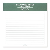 Standard Issue No.55 Square Notepad: Green