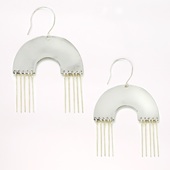 Lovehate Rainmaker Earrings: Silver