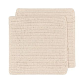 Homespun Crochet Dishcloths: Natural